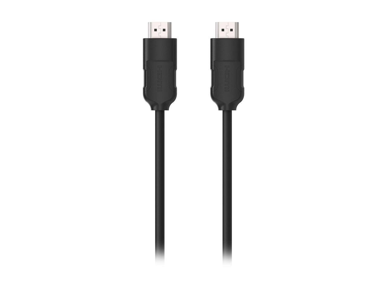 Alt View 2. Belkin - Belkin HDMI to HDMI Cable, HDMI 2.0 / 4K Compatible, Male to Male, 6 feet (F8V3311b06) - Black.