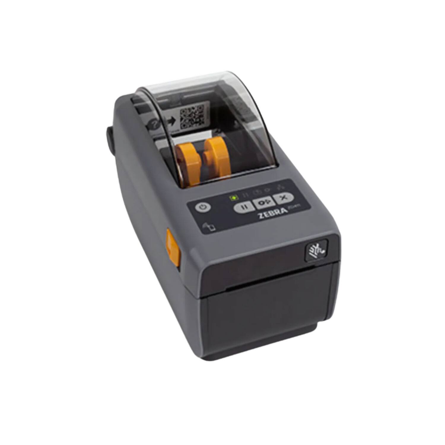 Front. Zebra - Zebra ZD411 Direct Thermal Barcode Label Printer with 203DPI and Real-Time Clock - Black.