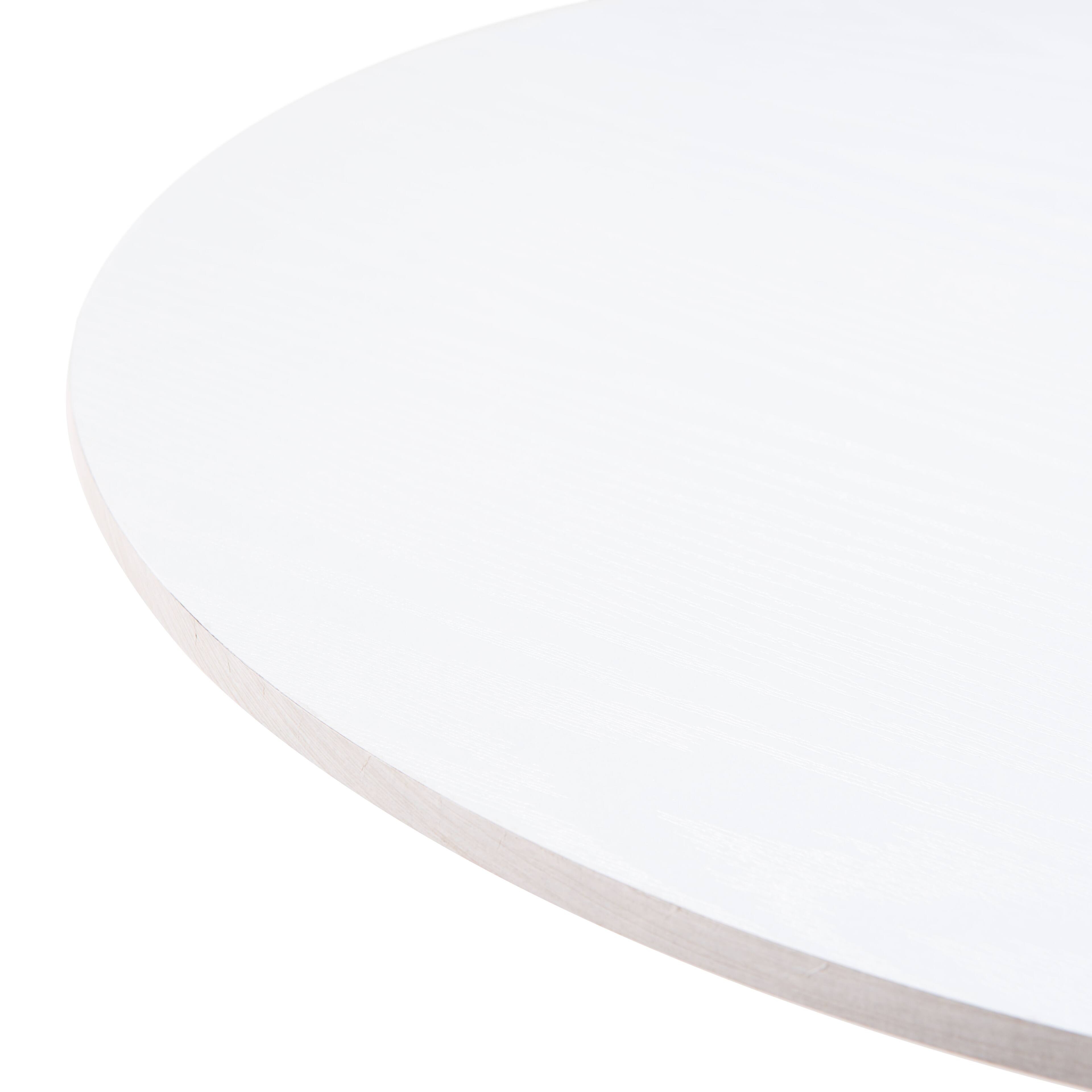 Alt View 1. Hivvago - Auray Bar Table White & Gold - White & Gold.