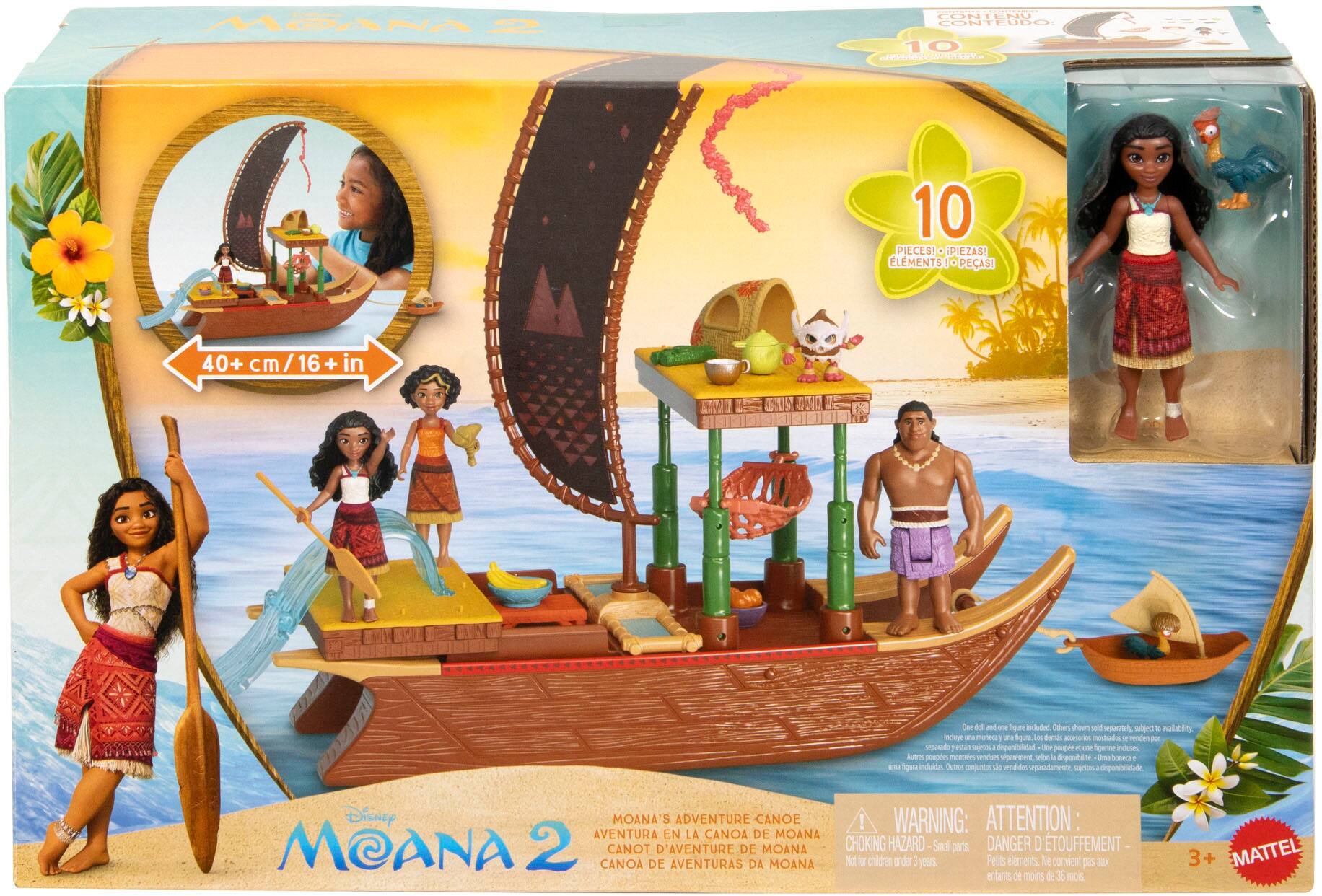 The text on the image reads: "MOANA 2 CANOE ADVENTURE! 10 PIECES! 40+ cm/16 in One deluxe canoe - separately included - with mules - Squirt's denu - separately accorios - mules - separately accorios - mules - separately accorios - mules - separately accorios - mules - separately accorios - mules - separately accorios - mules - separately accorios - mules - separately accorios - mules - separately accorios - mules - separately accorios - mules - separately accorios - mules - separately accorios - mules - separately accorios - mules - separately accorios - mules - separately accorios - mules - separately accorios - mules - separately accorios - mules - separately accorios - mules - separately accorios - mules - separately accorios - mules - separately accorios - mules - separately accorios - mules - separately accorios - mules - separately accorios - mules - separately accorios - mules - separately accorios - mules - separately accorios - mules - separately accorios - mules - separately accorios - mules - separately accorios - mules - separately accorios - mules - separately accorios - mules - separately accorios - mules - separately accorios - mules - separately accorios - mules - separately accorios - mules - separately accorios - mules - separately accorios - mules - separately accorios - mules - separately accorios - mules - separately accorios - mules - separately accorios - mules - separately accorios - mules - separately accorios - mules - separately accorios - mules - separately accorios - mules - separately accorios - mules - separately accorios - mules - separately accorios - mules - separately accorios - mules - separately accorios - mules - separately accorios - mules - separately accorios - mules - separately accorios - mules - separately accorios - mules - separately accorios - mules - separately accorios