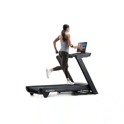 Front. NordicTrack - NordicTrack Commercial 1750 Treadmill with 16" Pivoting Touchscreen - Black.