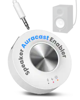 Avantree - AuraLink – Future-Proof Auracast & Classic Bluetooth Receiver for Speakers & Audio System, 328ft Long Range