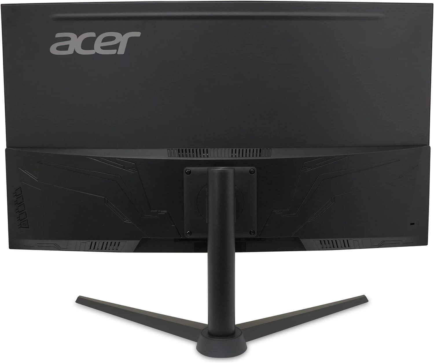 Back. Acer - Nitro XZ320QR BIH 31.5" LCD Monitor 75Hz 1920x1080 1ms Response Time - Black.