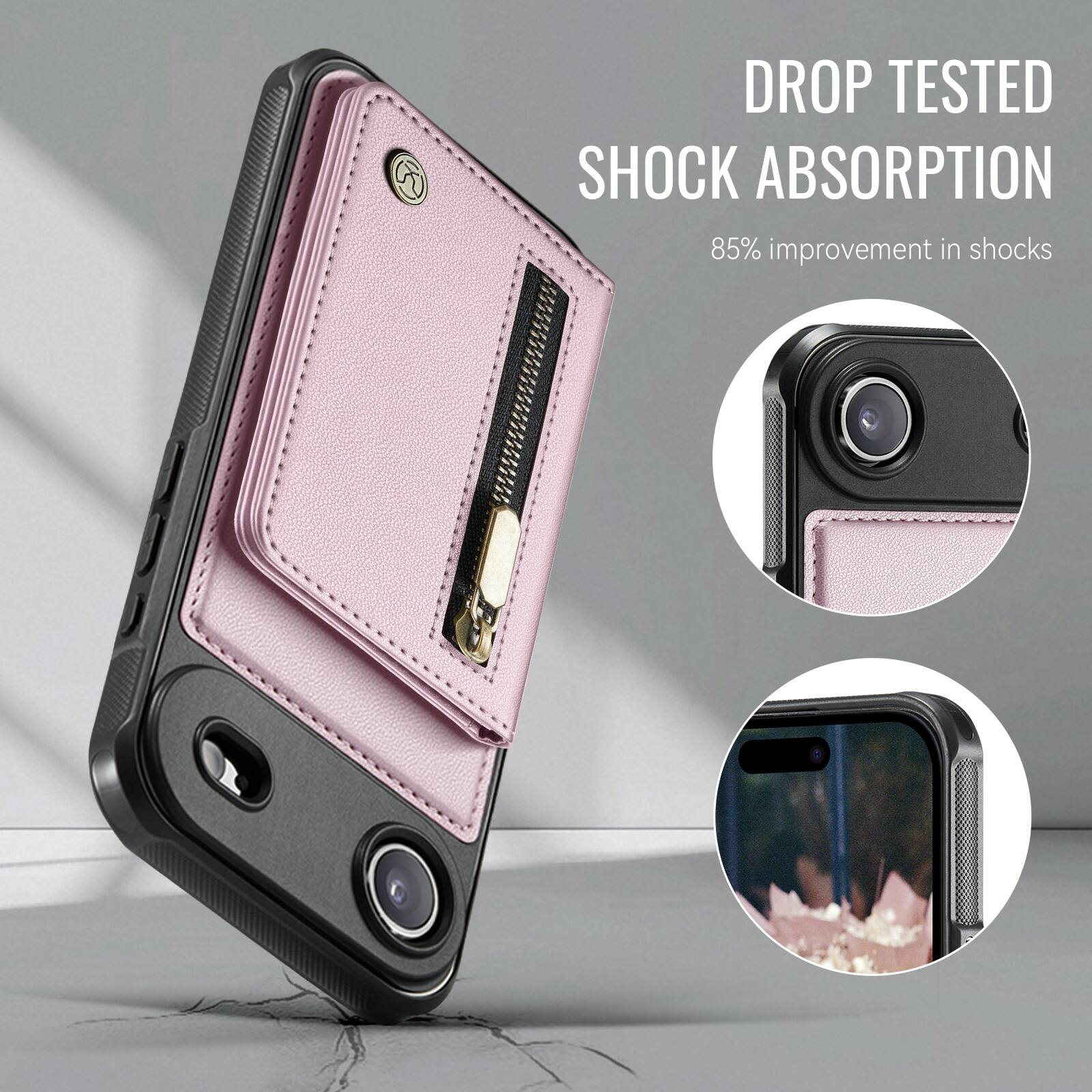 DROP TESTED  
SHOCK ABSORPTION  
85% improvement in shocks