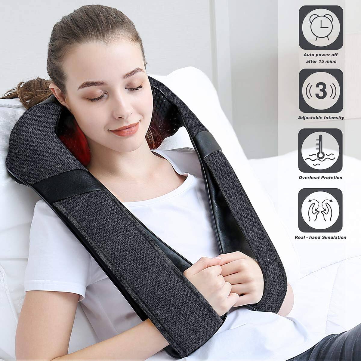 Auto power off after 15 mins  
3 Adjustable Intensity  
Overheat Protection  
Real hand Simulation