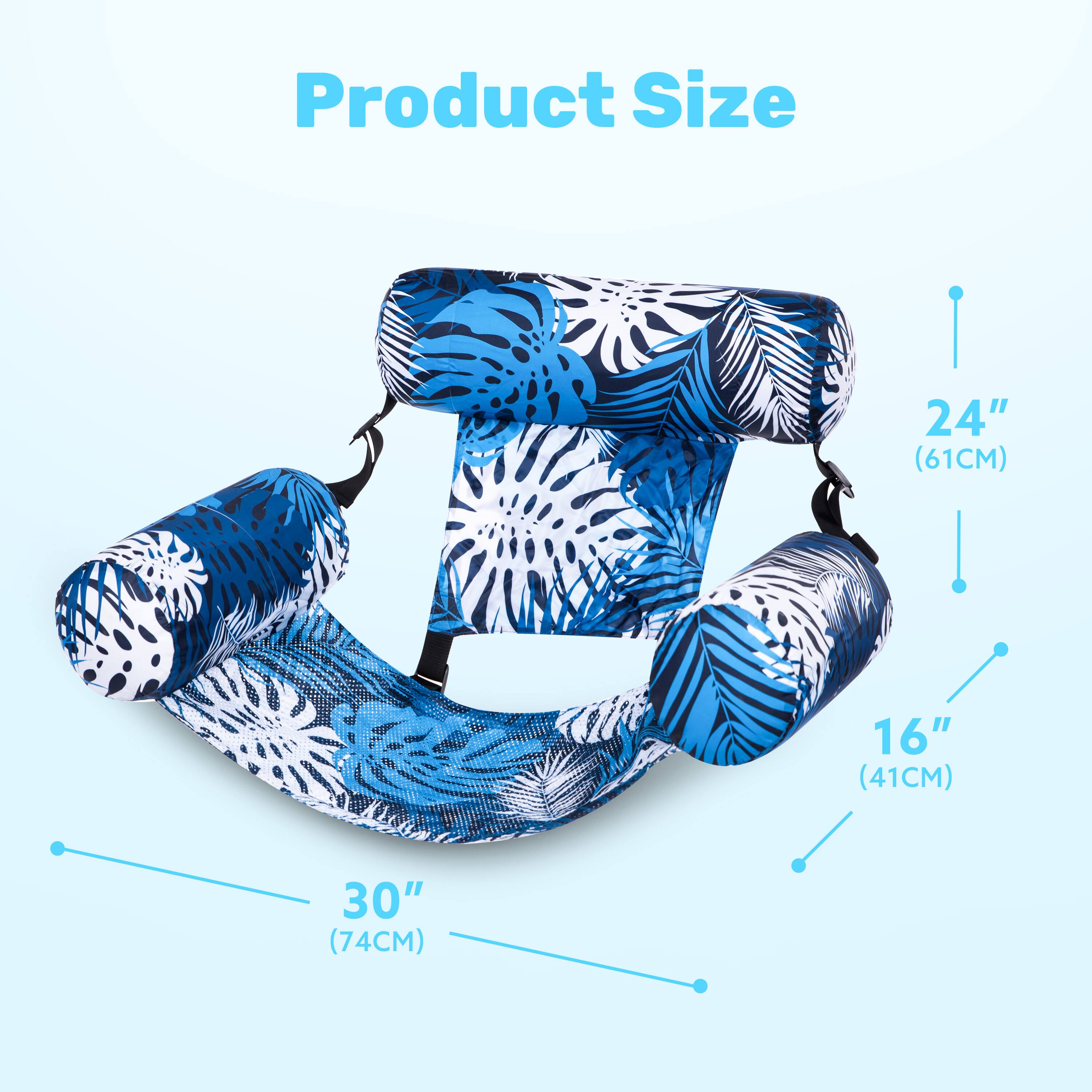 Product Size: 24" (61CM), 16" (41CM), 30" (74CM)