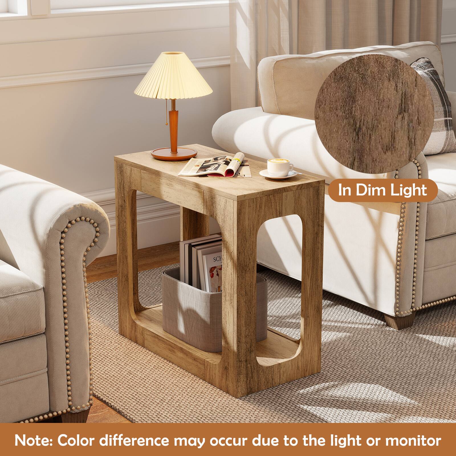In Dim Light

Note: Color difference may occur due to the light or monitor