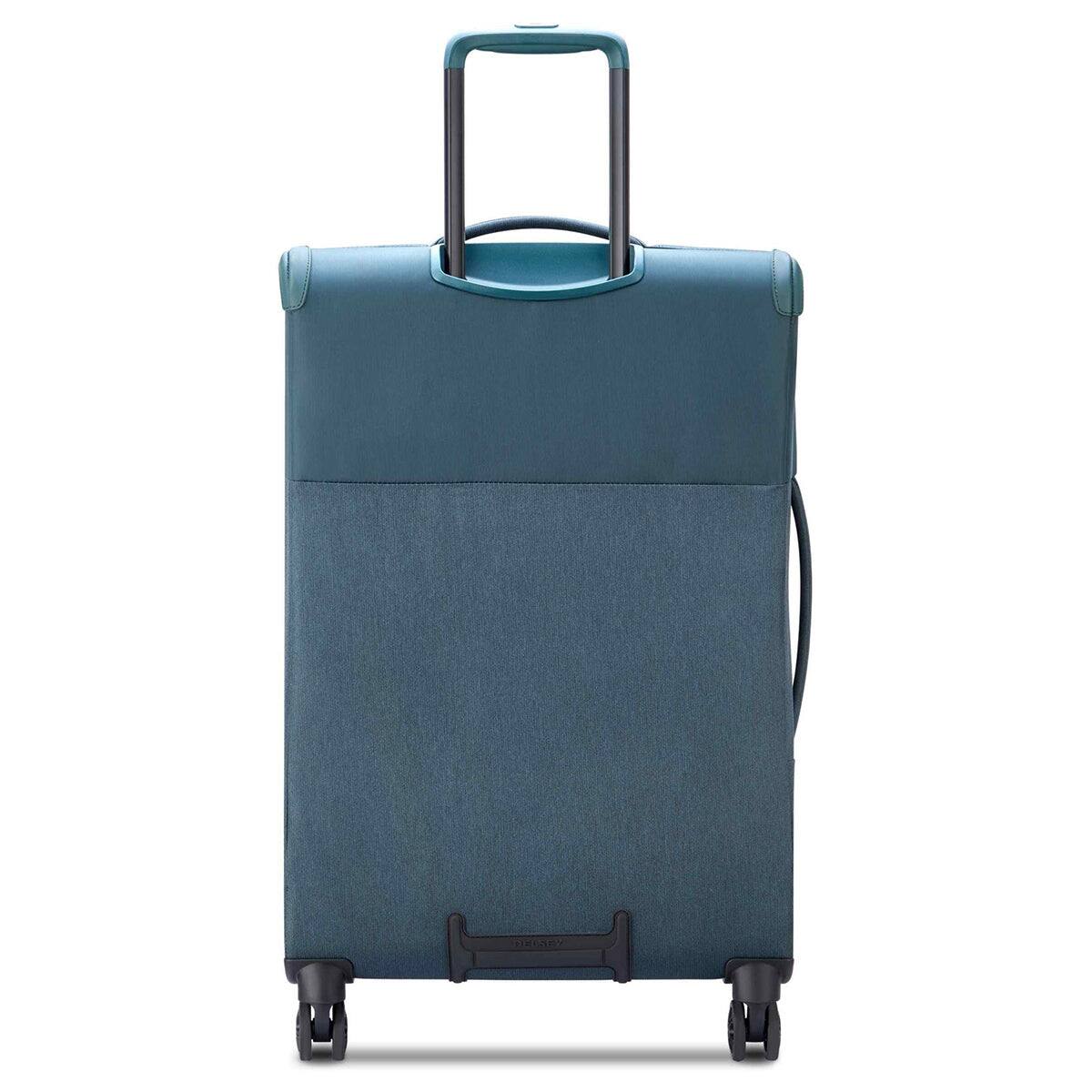 Front. Delsey - Delsey Brochant 3.0 Medium Expandable Spinner Luggage - Green.