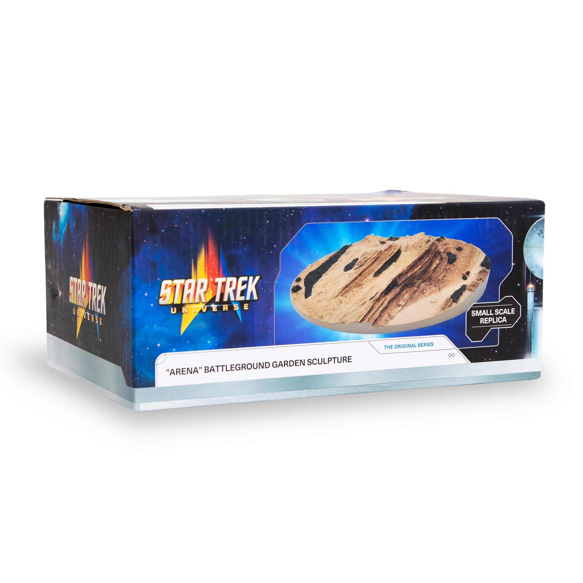 9 MR TREK ENSE STAR TREK UNIVERSE SMALL SCALE REPLICA GARDEN SCULPTURE "ARENA" BATTLEGROUND THE ORIGINAL SERIES
