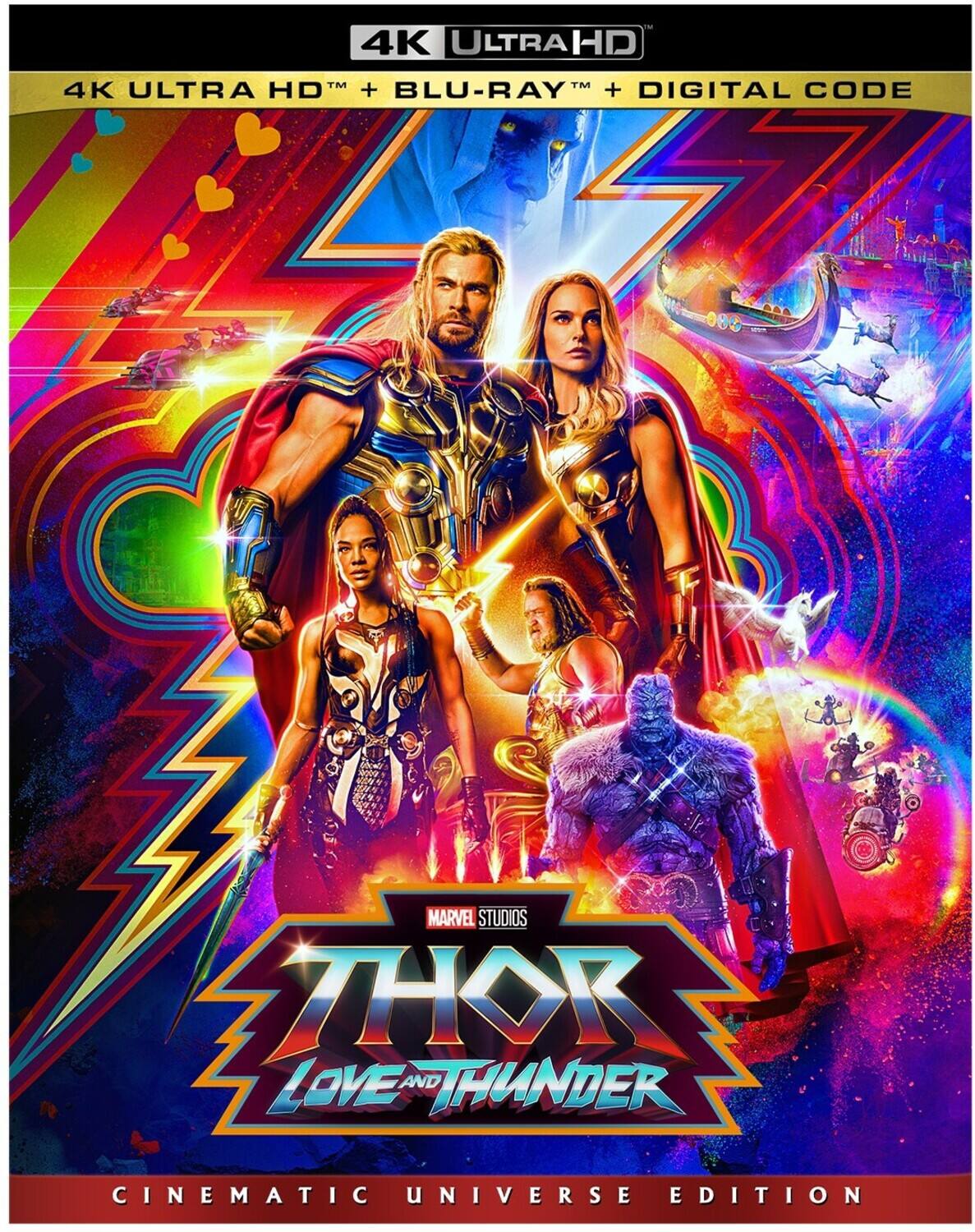 Alt View 1. Thor: Love and Thunder   - 4K Blu-Ray.