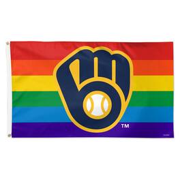WinCraft - 3' x 5' Single-Sided Deluxe Team Pride Flag - Multicolor