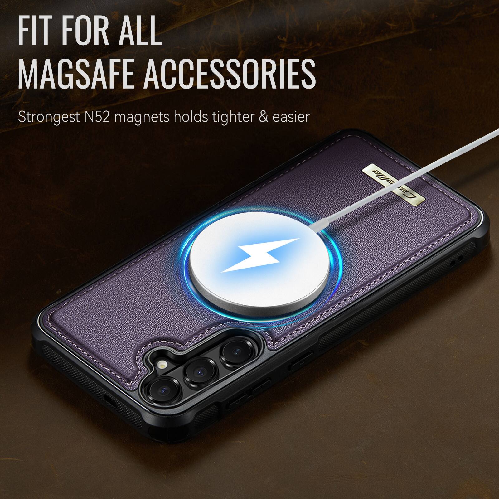 FIT FOR ALL MAGSAFE ACCESSORIES  
Strongest N52 magnets holds tighter & easier