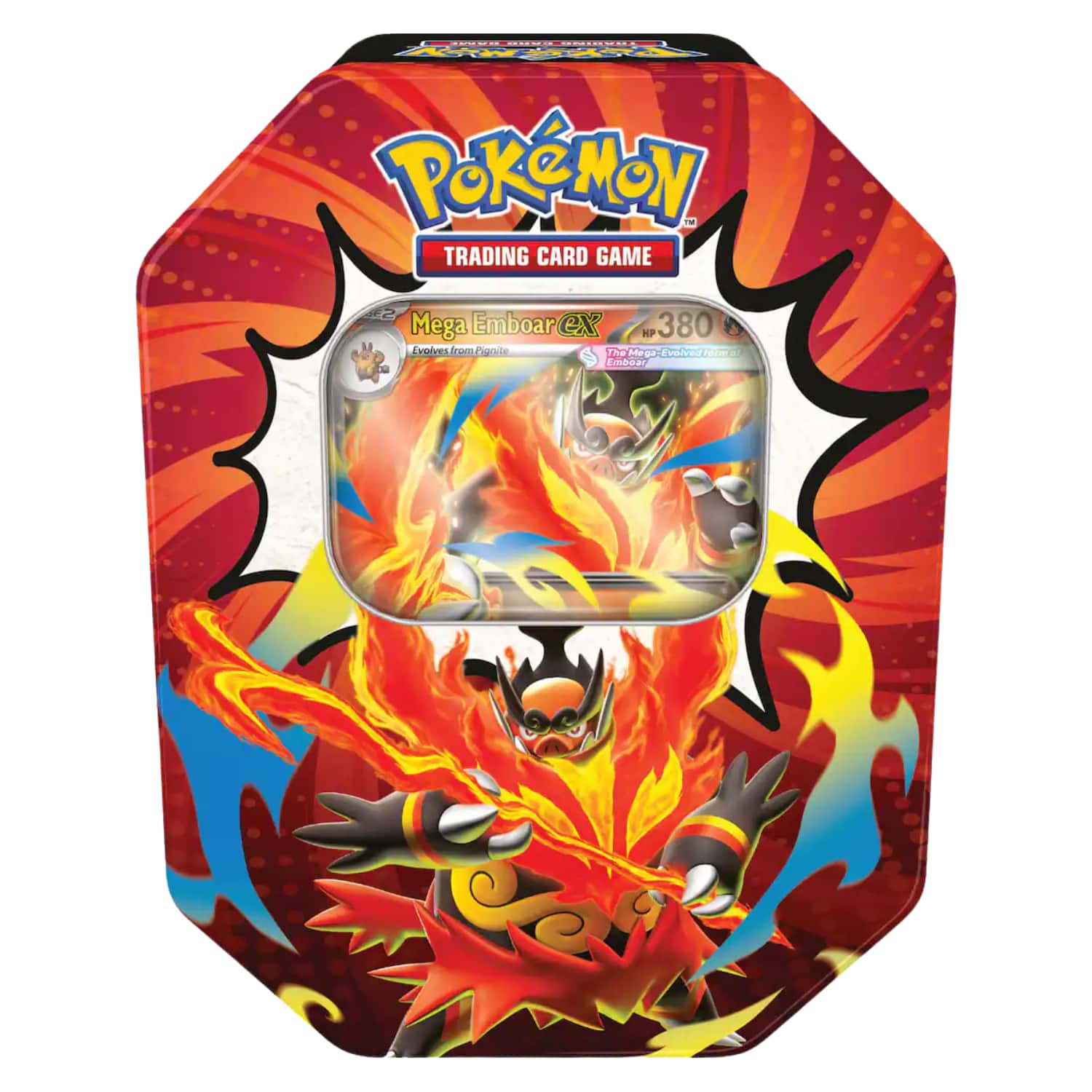 Pokémon - Pokemon ME2.5 Mega Evolution Ascended Heroes Tin | Mega Emboar ex