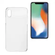 Front. Qixxronics - Phone Cover for iPhone X Phone Case Clear Shockproof Cover Protective Cellphone Case - Clear.