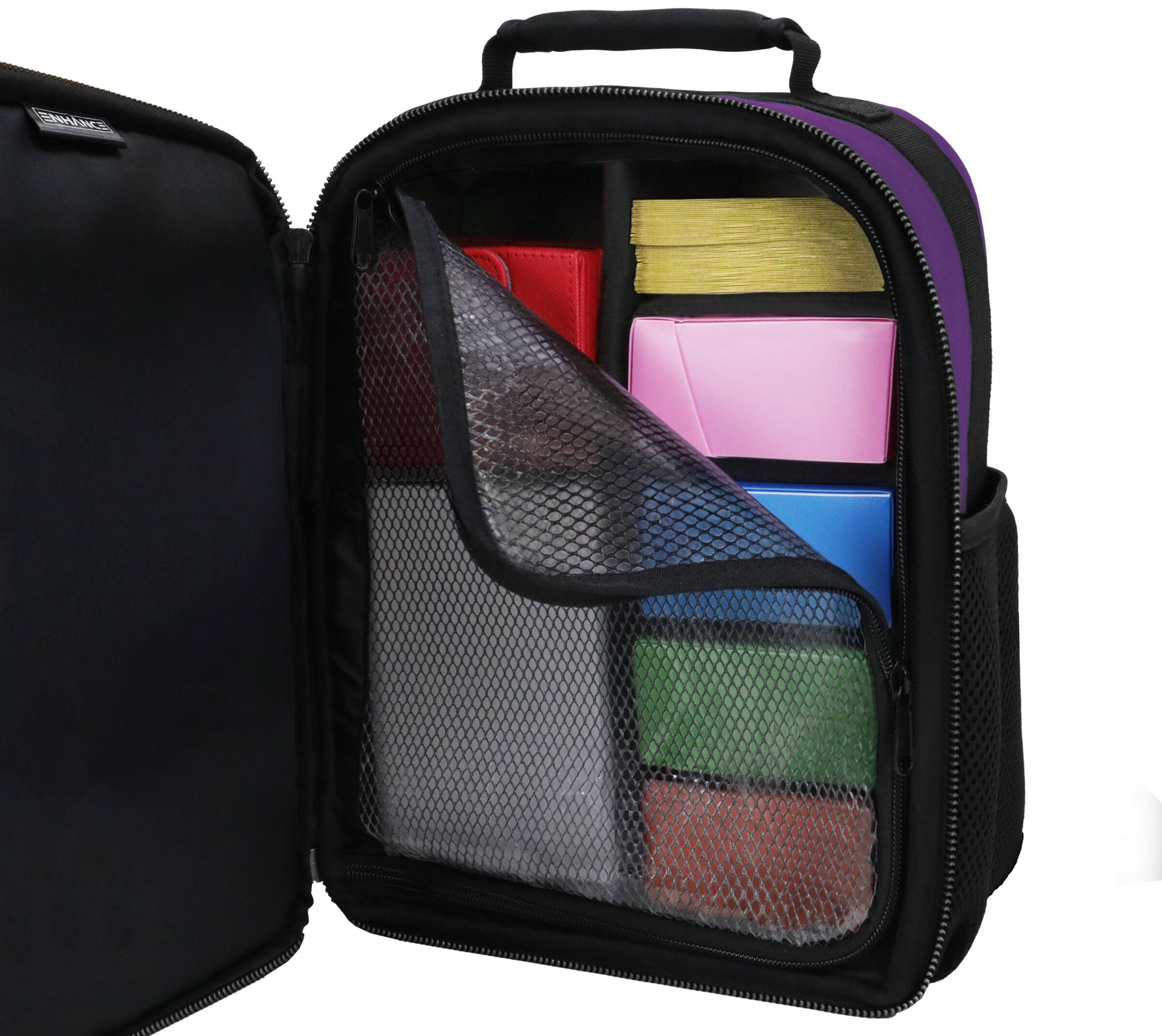 Alt View 4. ENHANCE - ENHANCE Collector's Edition Small MTG Backpack for Deck Boxes (Dragon Purple) - Dragon Purple.