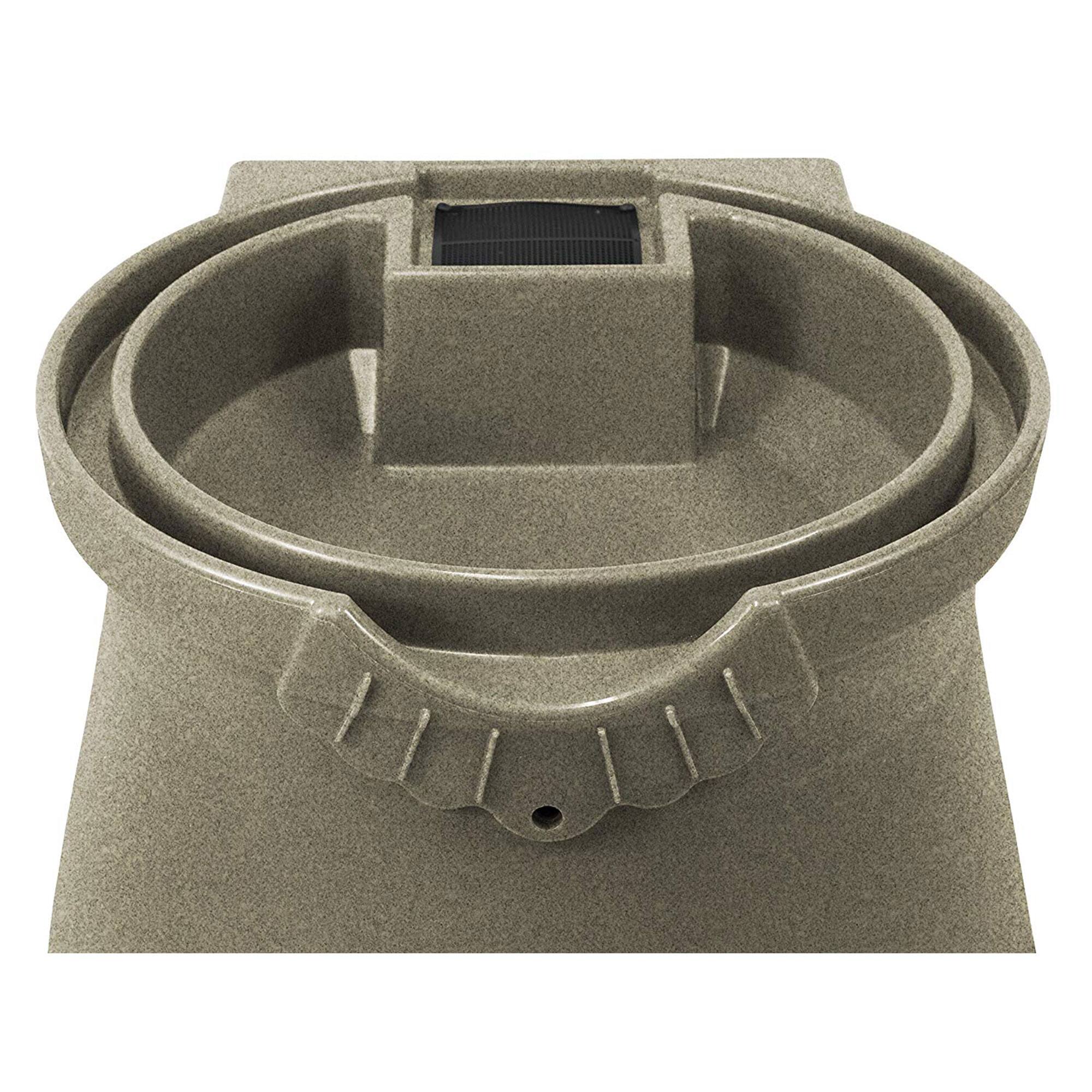 Alt View 6. Good Ideas - Good Ideas Rain Wizard 50 Gallon Plastic Rain Barrel Urn, Sandstone (2 Pack).