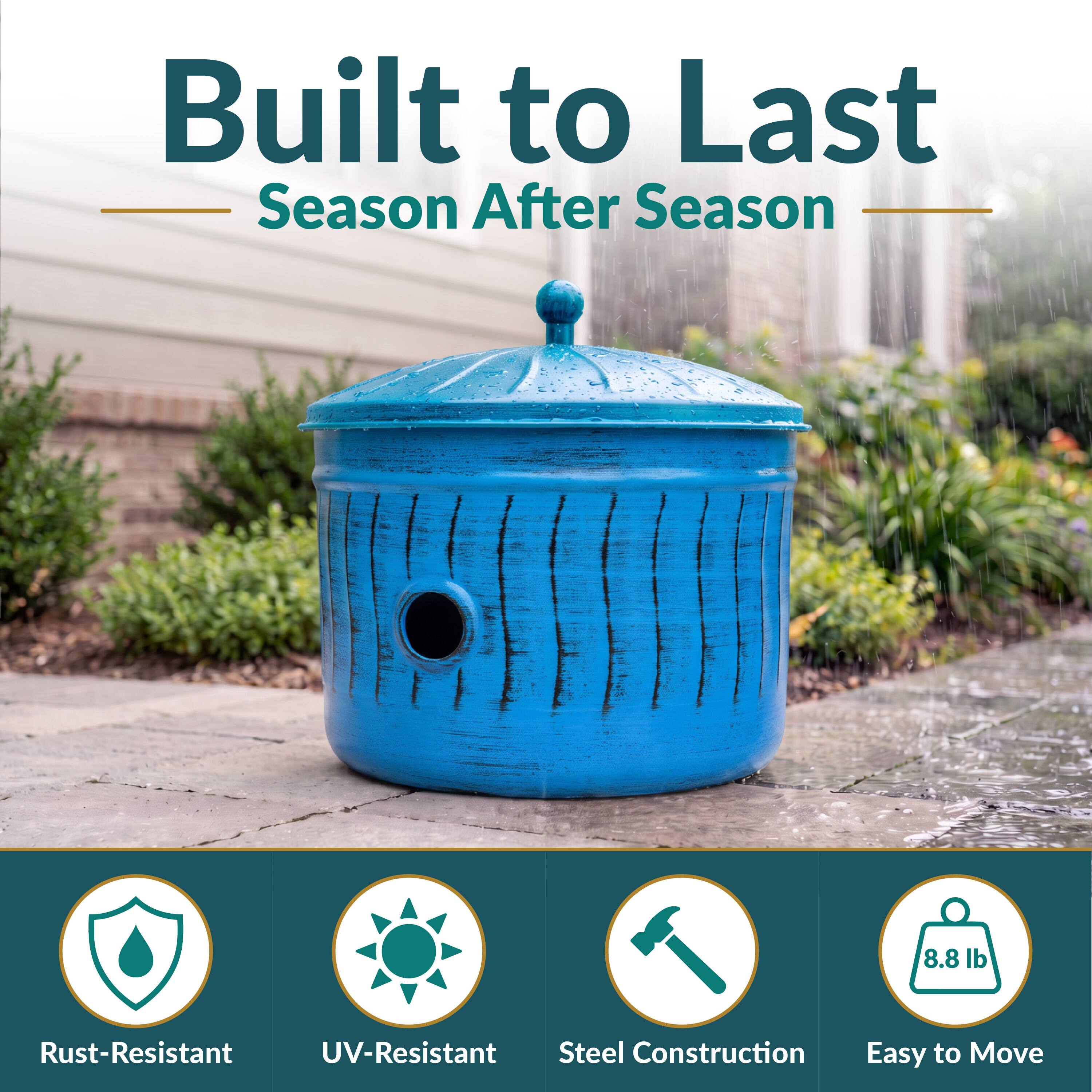Built to Last  
Season After Season

8.8 lb  
Rust-Resistant  
UV-Resistant  
Steel Construction  
Easy to Move