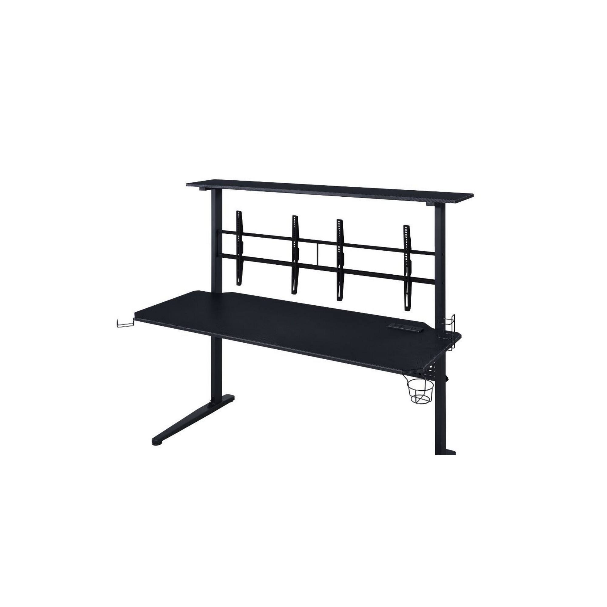 Alt View 2. Manhattan Lane - Gaming Table with USB-Port - Blue.