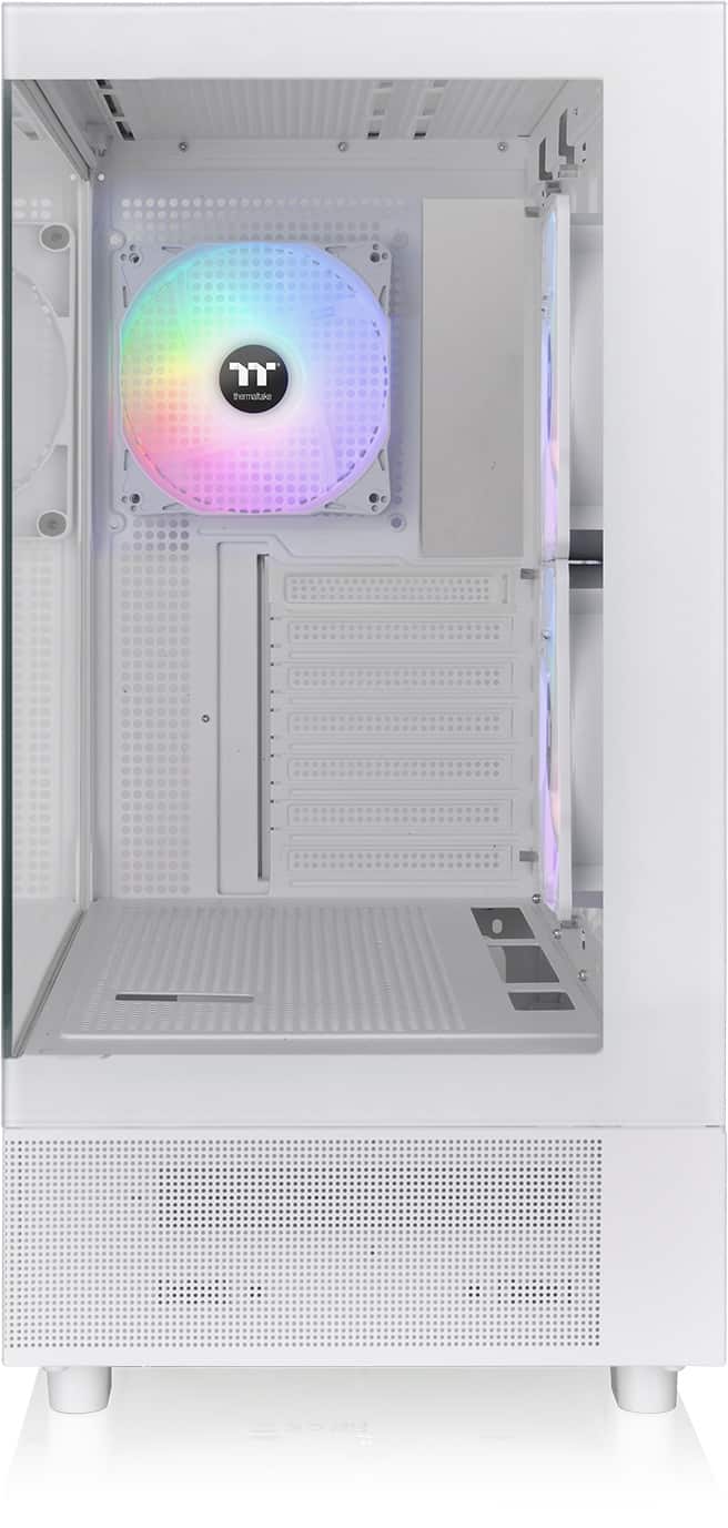 Alt View 16. Thermaltake - View 270 Plus TG ARGB Mid Tower E-ATX PC Case - Snow.