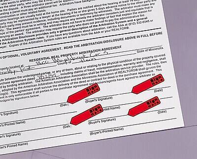 Certainly! Here is the corrected and grouped text:

---

**Arbitration System (612) 332-6545**

Each party must notify the other party in writing at least 10 days in advance of the hearing. The arbitrator panel must be notified of any additional witnesses or documents. The arbitrator must consider all evidence, including testimony, documents, and expert opinions. The arbitrator will make a decision based on the evidence presented and the rules of the Arbitration System.

**REALTOR® Arbitration Agreement**

This is an optional, voluntary agreement for real property arbitration. It covers disputes related to the physical condition, negligence, or warranty of residential real property. Each party must read the Arbitration Disclosure above in full before signing.

**Residential Real Property Arbitration Agreement**

This agreement is for disputes between parties about the physical condition, negligence, or warranty of residential real property. The parties agree to arbitrate any disputes under the rules of the Arbitration System. The agreement must be signed by both parties.

**Parties' Information**

- Buyer's Signature and Name
- (Date)
- Buyer's Printed Name
- (Date)

- Seller's Signature and Name
- (Date)
- Seller's Printed Name
