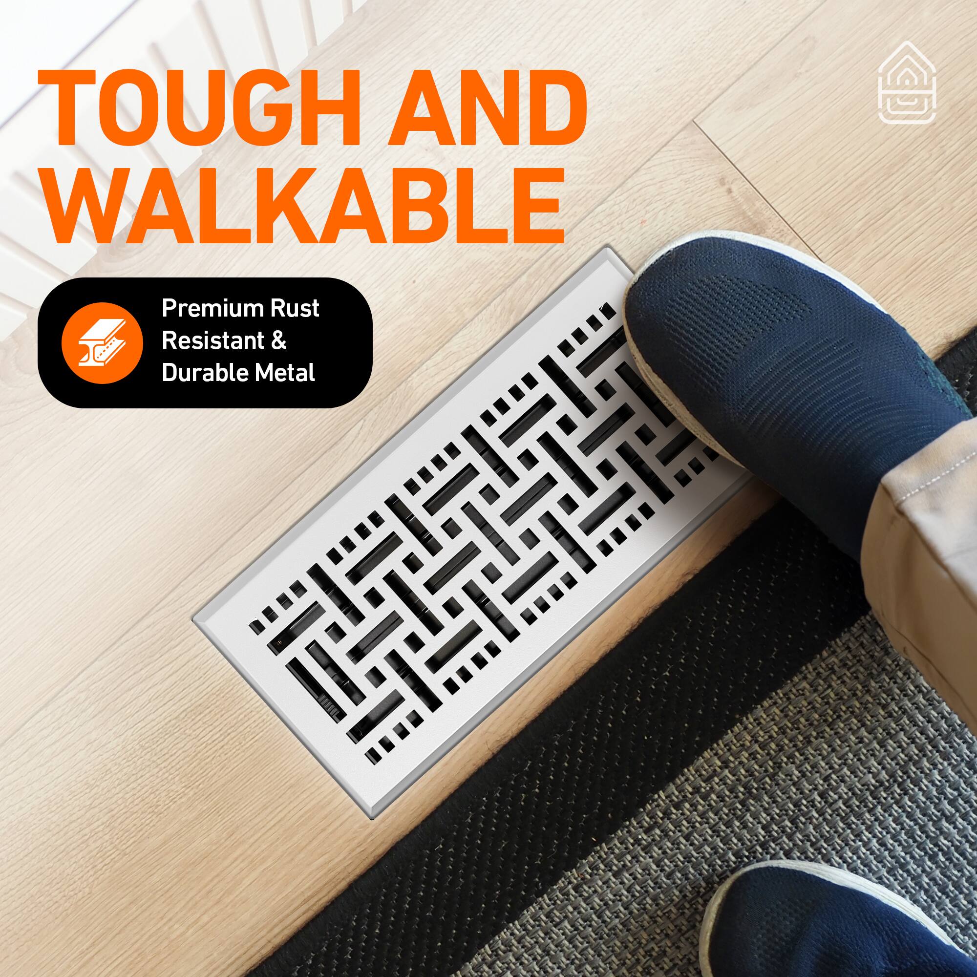 TOUGH AND WALKABLE

Premium Rust Resistant & Durable Metal