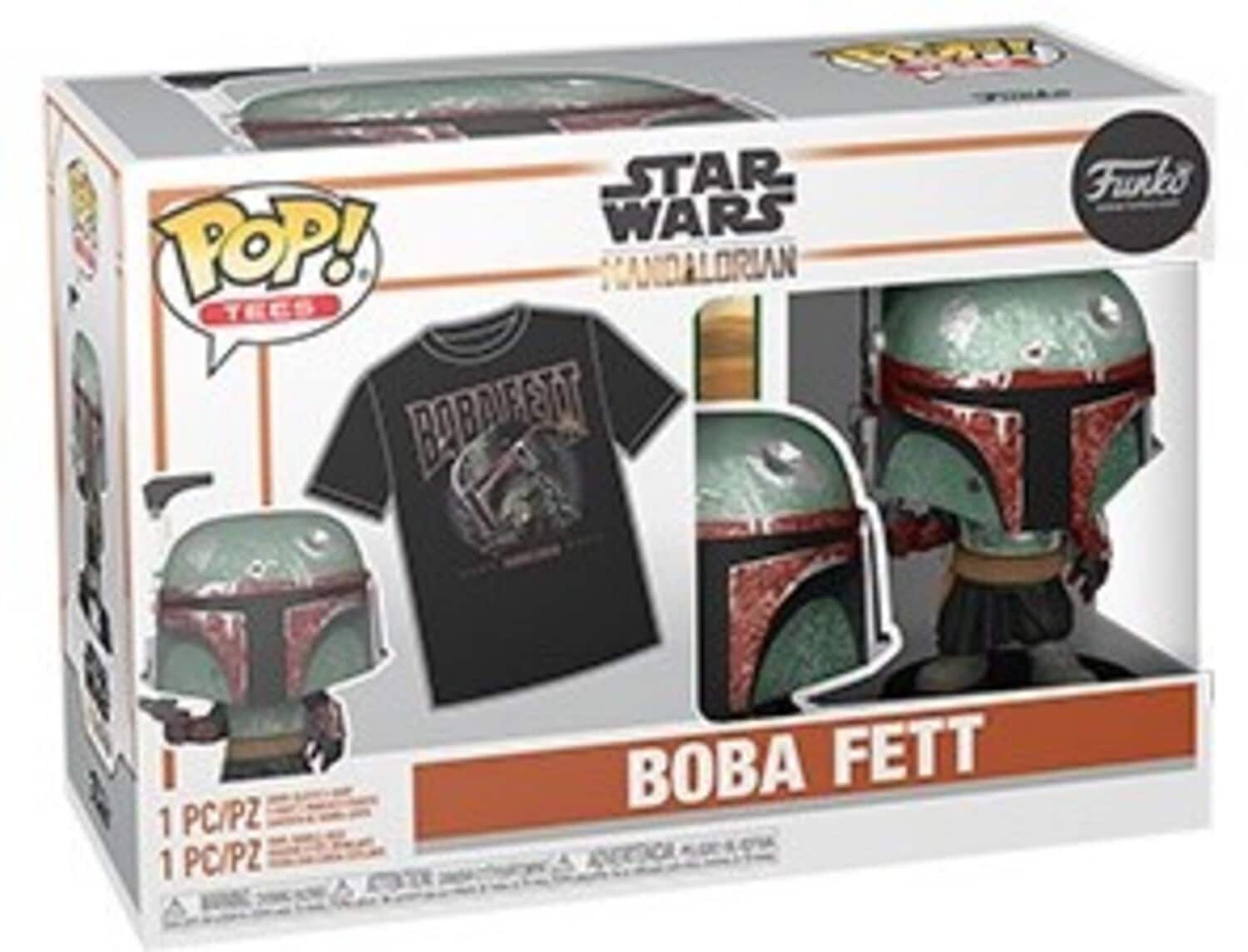 Funko - POP & TEE: Star Wars - Boba Fett - S - Collectibles - Multicolor