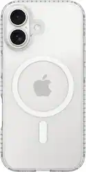 Insignia™ - Hard-Shell Case with MagSafe for Apple iPhone 17 - Clear - Front_Zoom