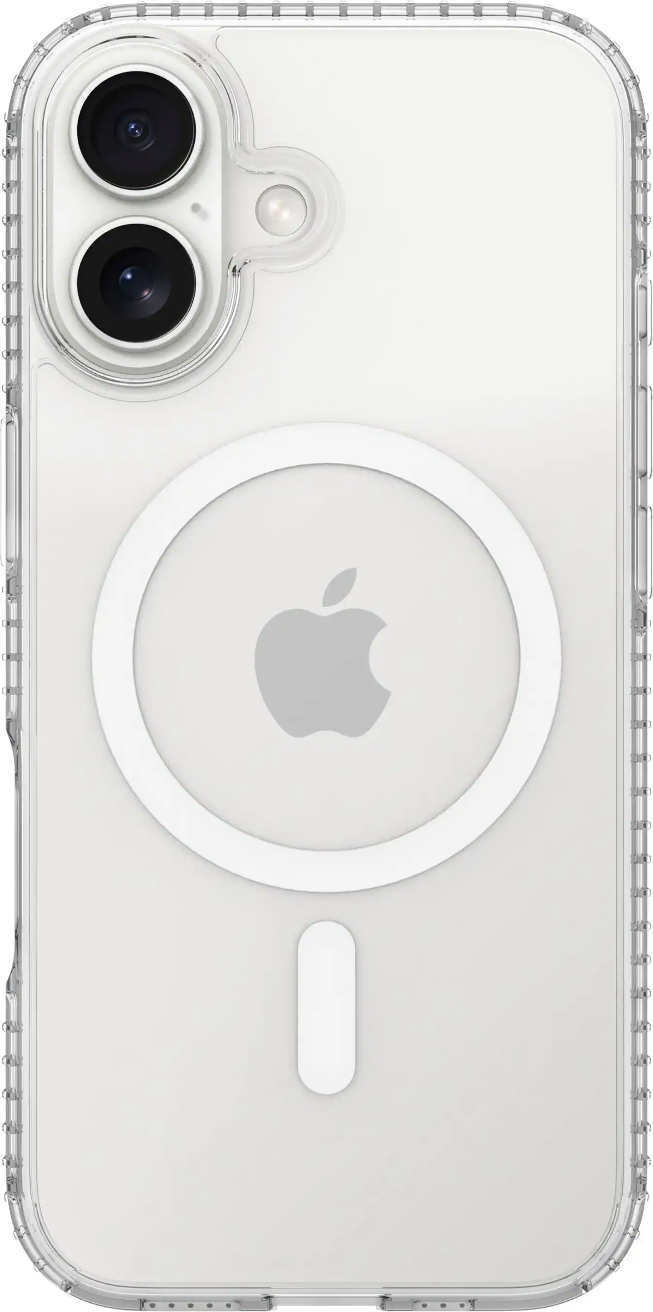 Insignia™ - Hard-Shell Case with MagSafe for Apple iPhone 17 - Clear