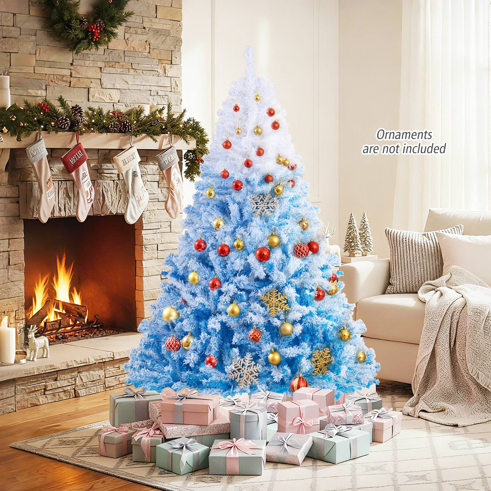 Ornaments are not included