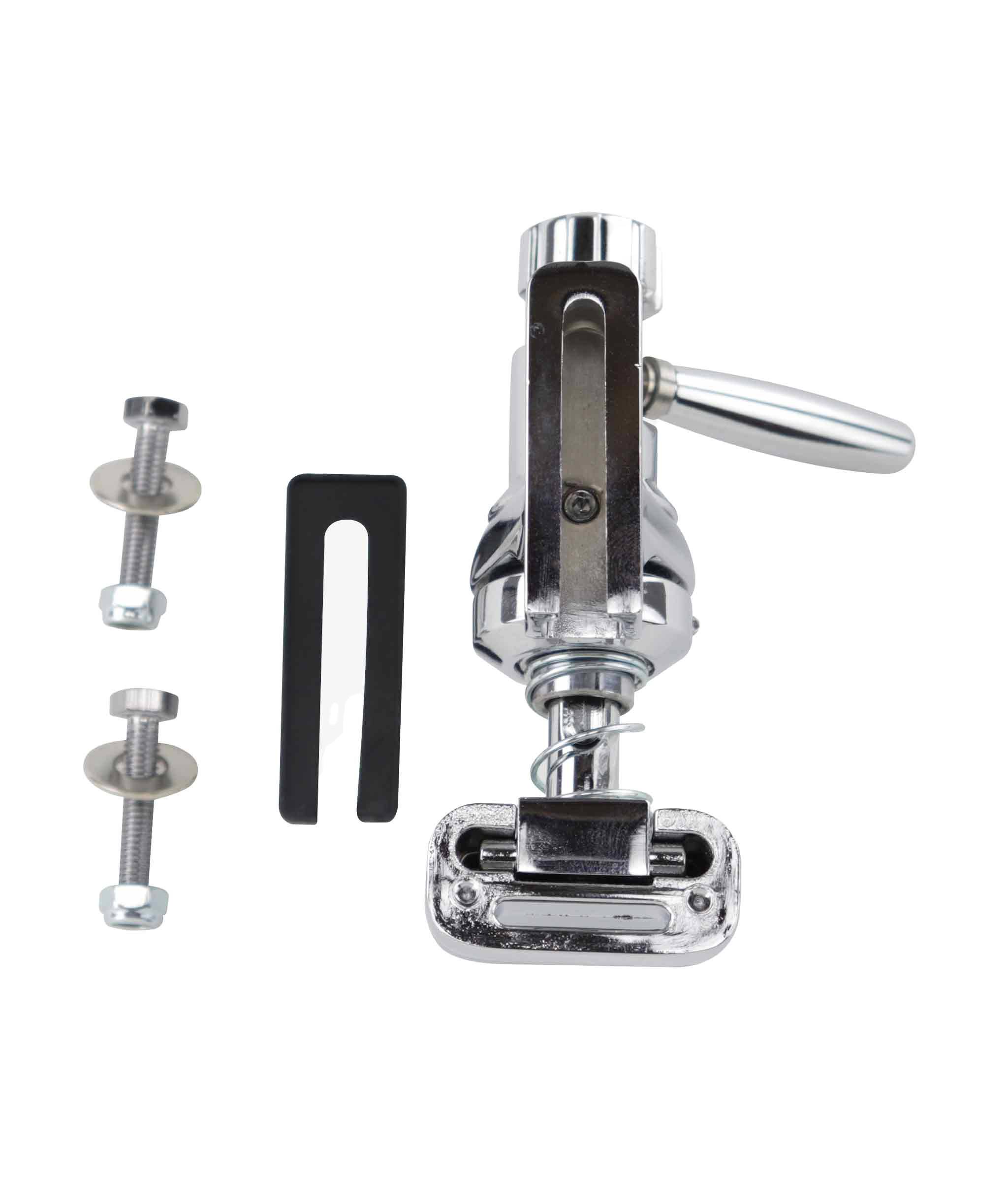 Left. Gibraltar Hardware - Dunnett Roto Style R7 3-Position Snare Drum Throw Off w/ Swivel Lever Quick Release Clamp & Adjustable Friction Control.
