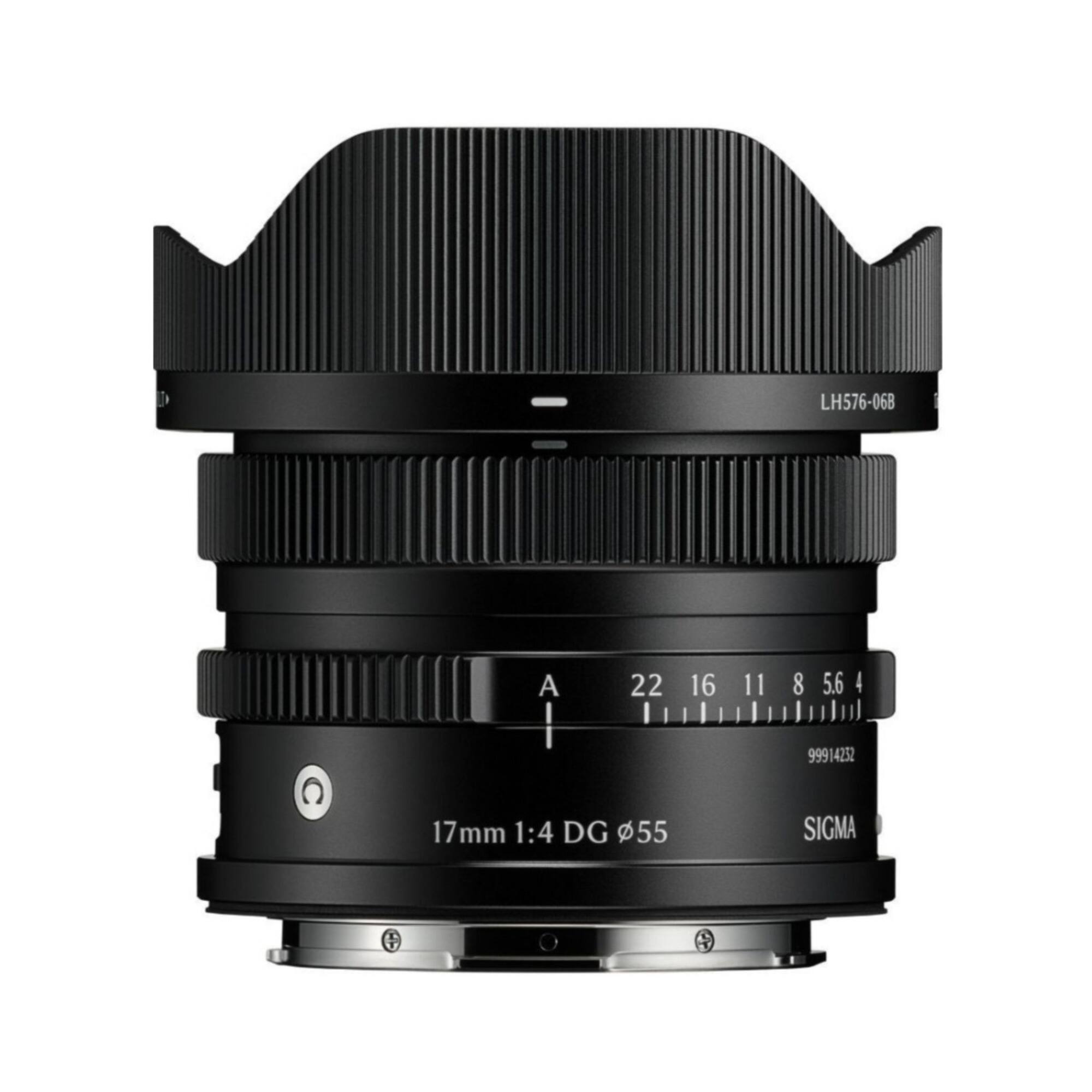 LH576-068  
A 22 I 16 11 8 5.6 4  
C 17mm 1:4 DG 55  
99914252  
SIGMA