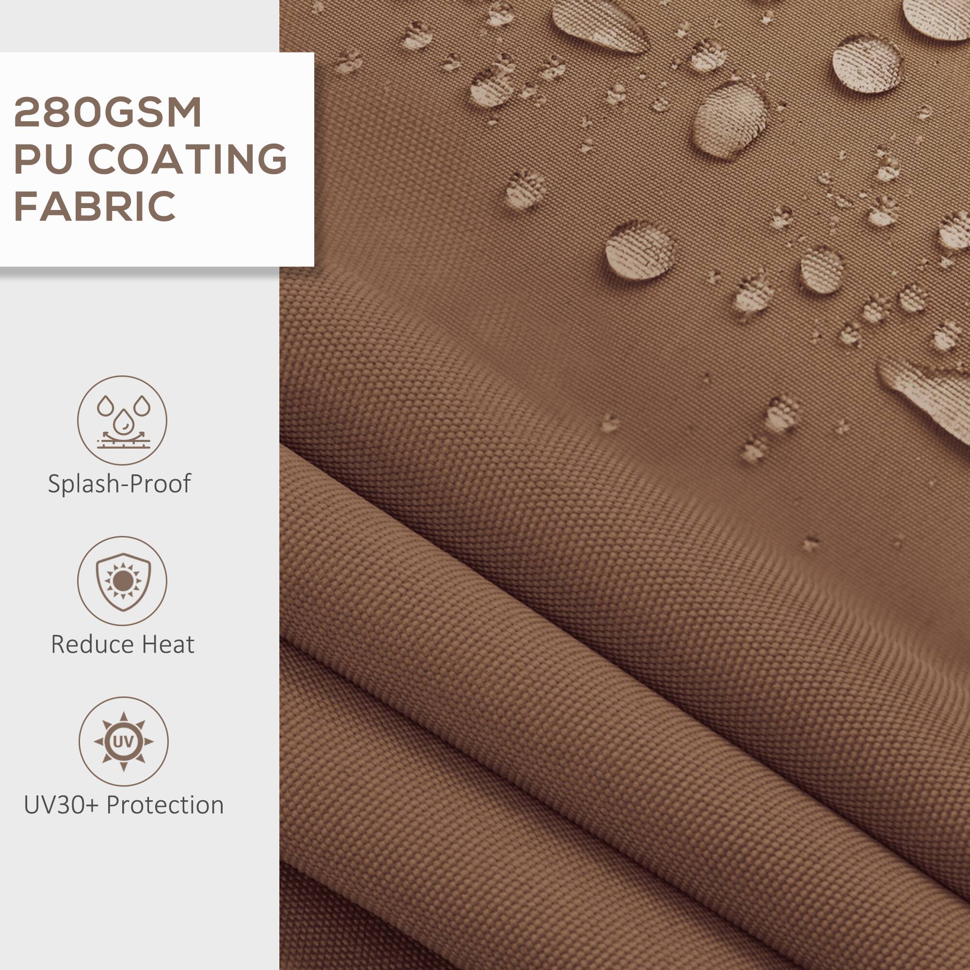280GSM PU COATING FABRIC
Splash-Proof
Reduce Heat
UV30+ Protection