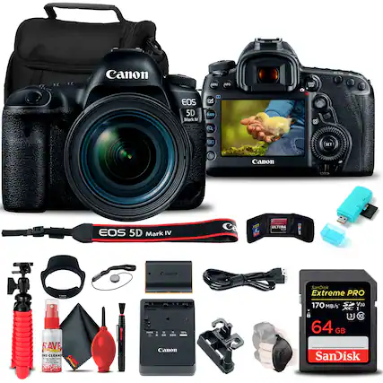 Canon EOS 5D Mark IV
Canon 100
SanDisk Extreme PRO 64 GB
Canon 170 MB/s V30
Canon M APO T54
Canon SanDisk Extreme PRO SAVE STRONIC INS CLEAN
Canon 5D Mark IV - ULTIMA