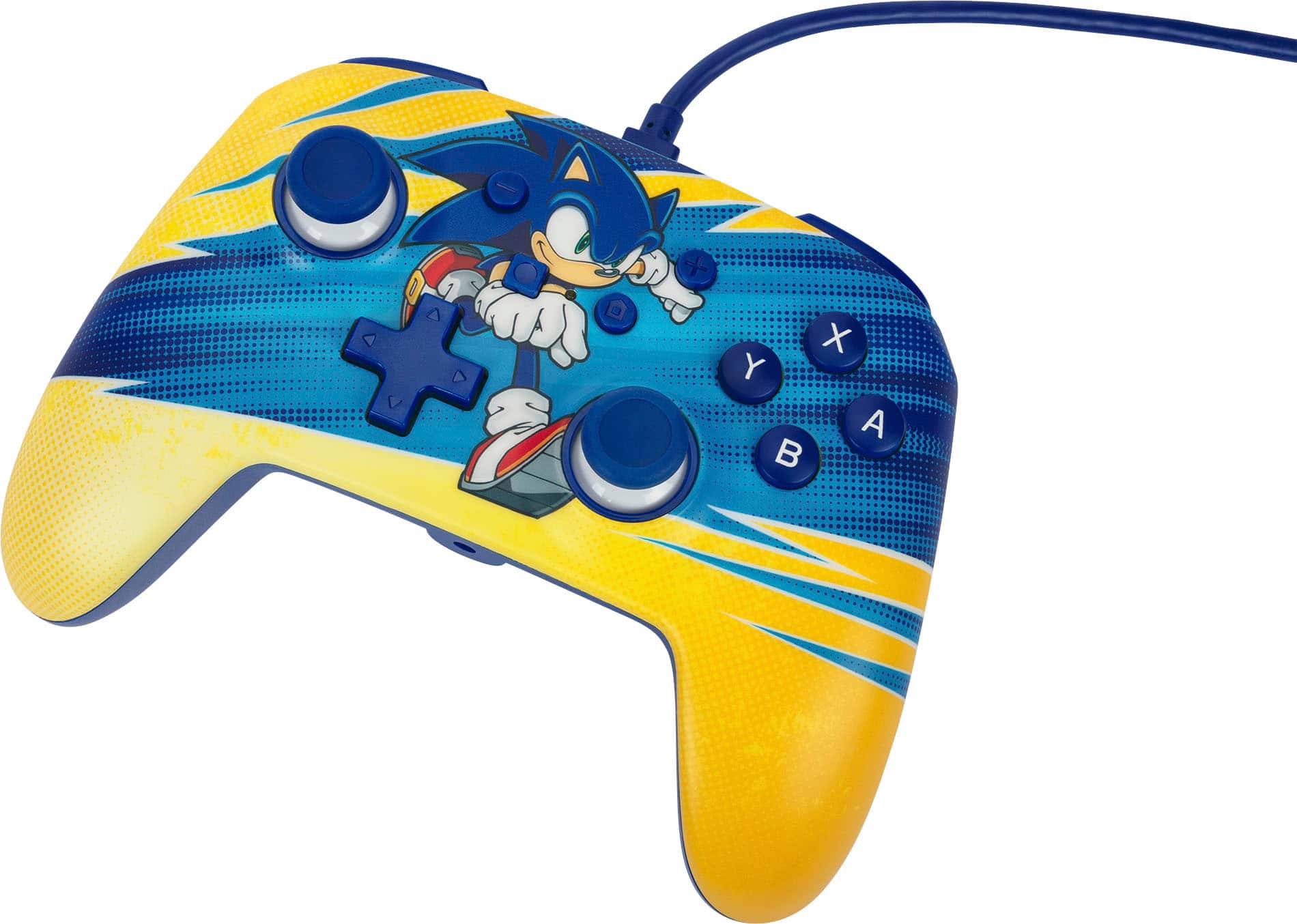 Alt View 27. PowerA - PowerA Enhanced Wired Controller for Nintendo Switch - Sonic Boost - Sonic Boost.