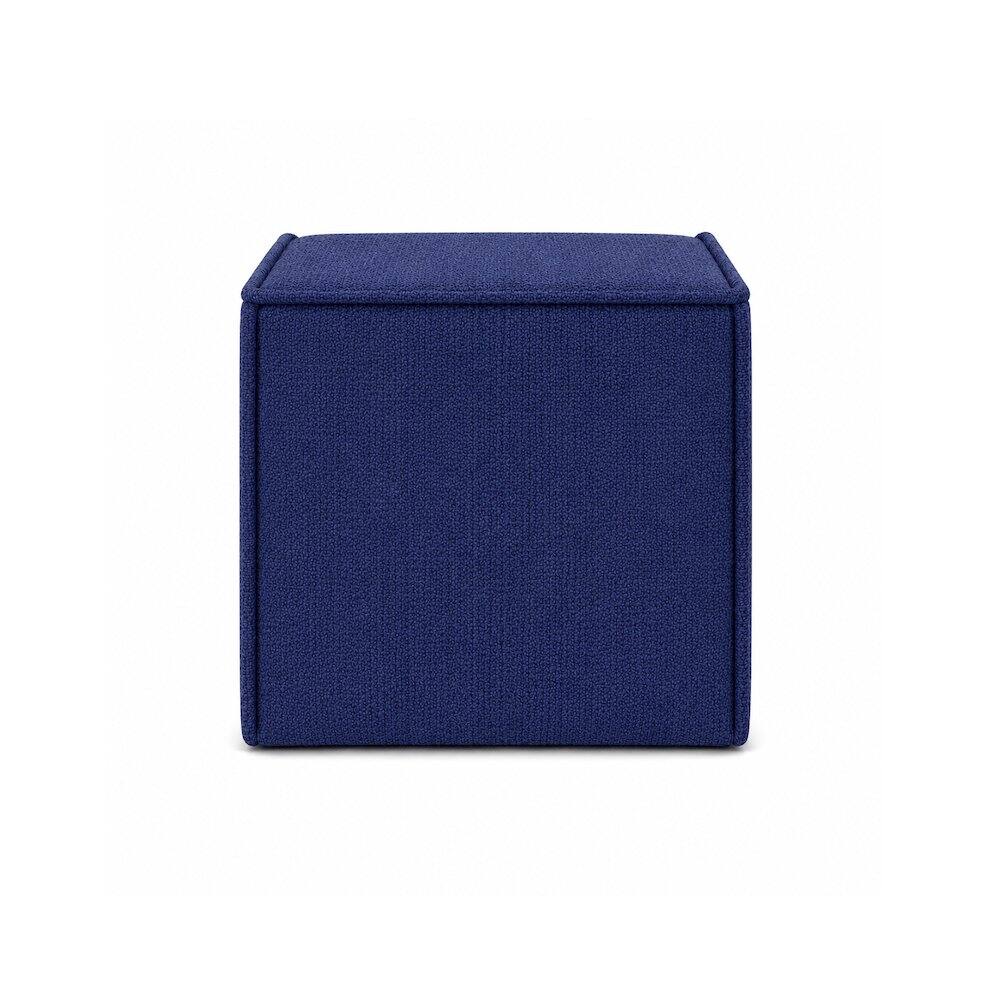 Angle. Sanford - Pontchartrain Pouf Ottoman Chenille Capri - Capri.