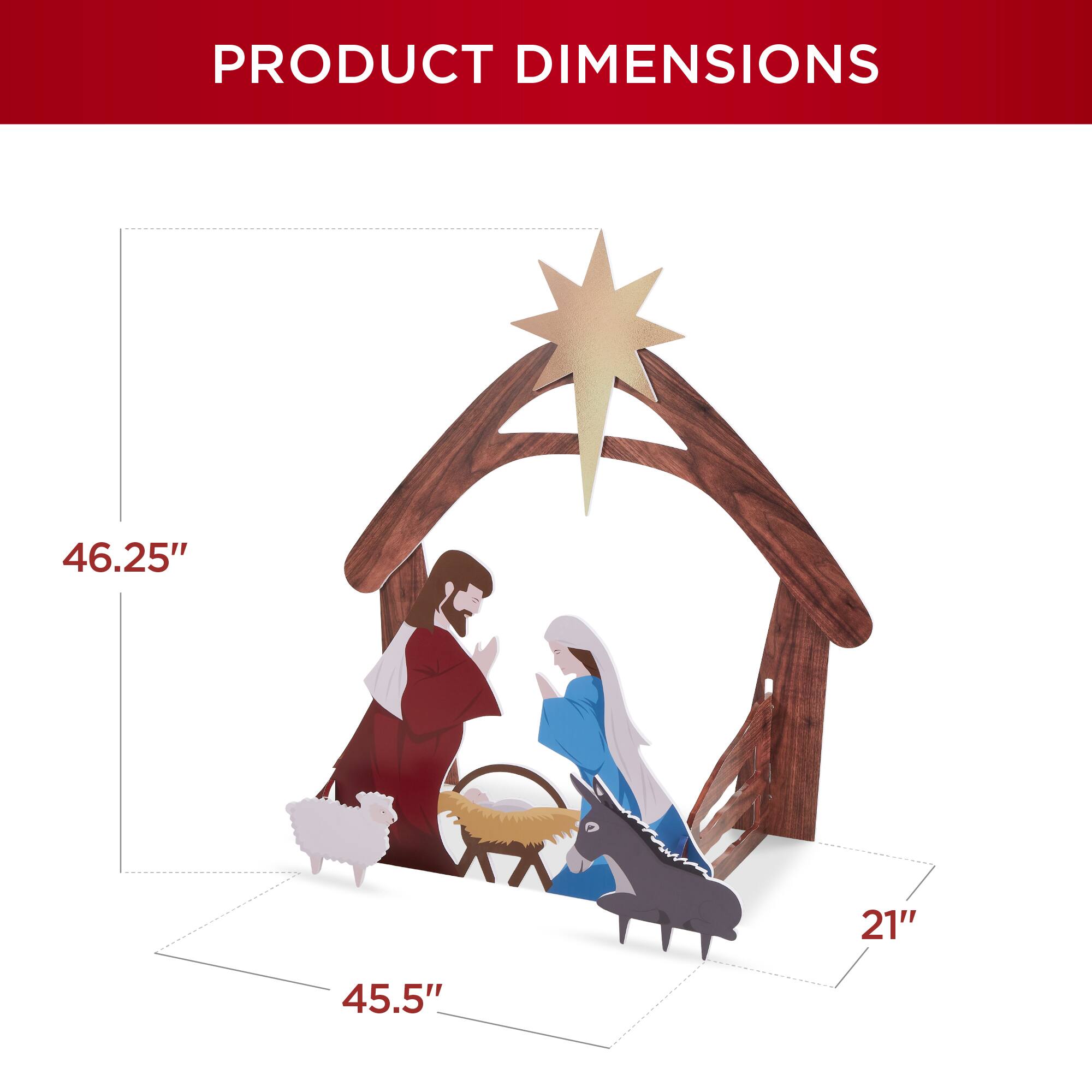 PRODUCT DIMENSIONS

46.25"  
21"  
45.5"