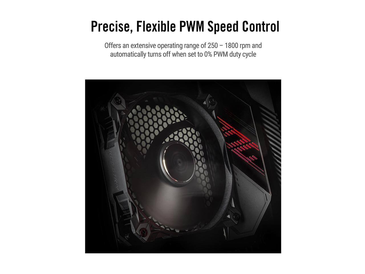 Precise, Flexible PWM Speed Control

Offers an extensive operating range of 250 – 1800 rpm and automatically turns off when set to 0% PWM duty cycle
