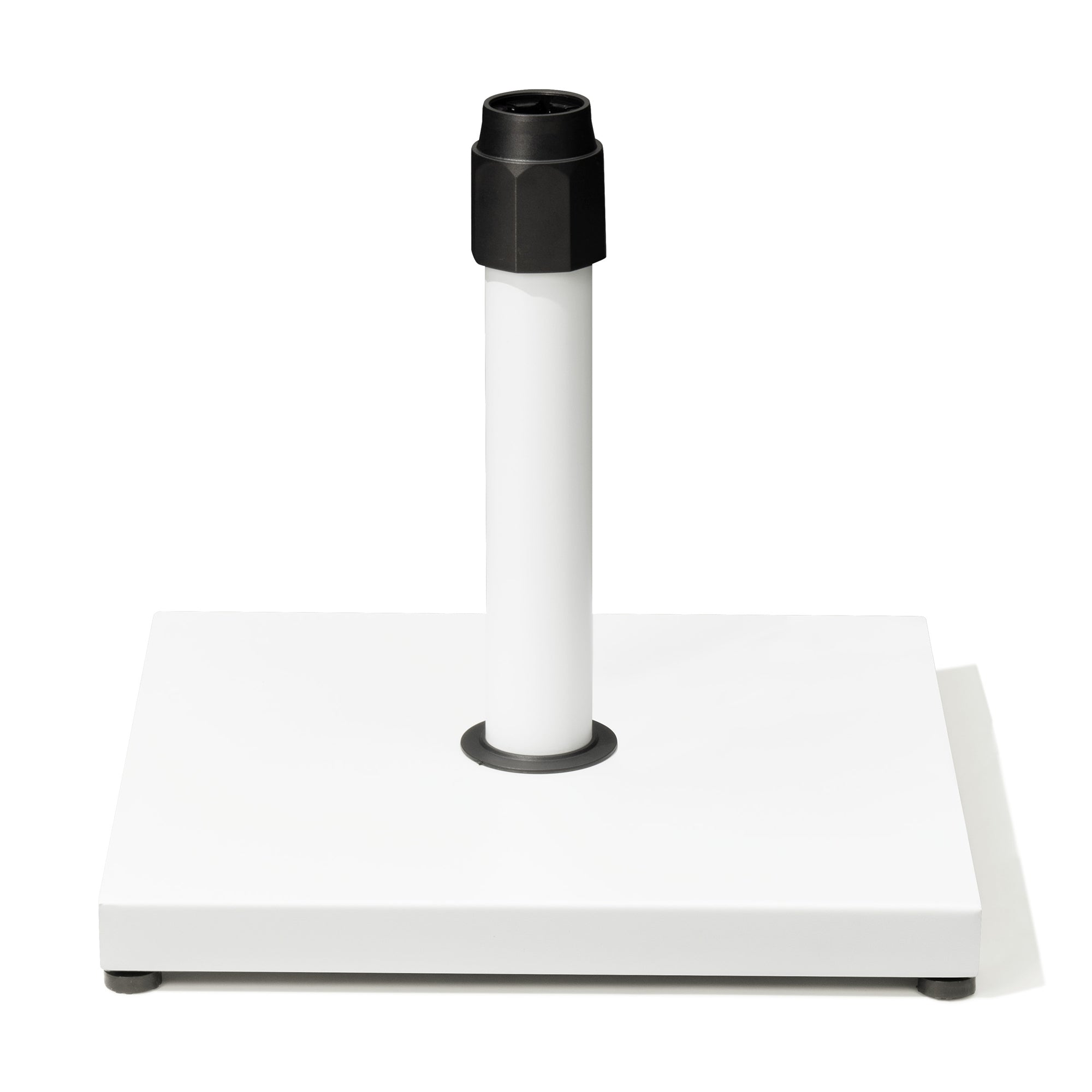 Front. Crestlive Products - Crestlive Products 45lbs Wind-Resistant Heavy Duty Patio Umbrella Base for Outdoor Use with Windproof Design - White.
