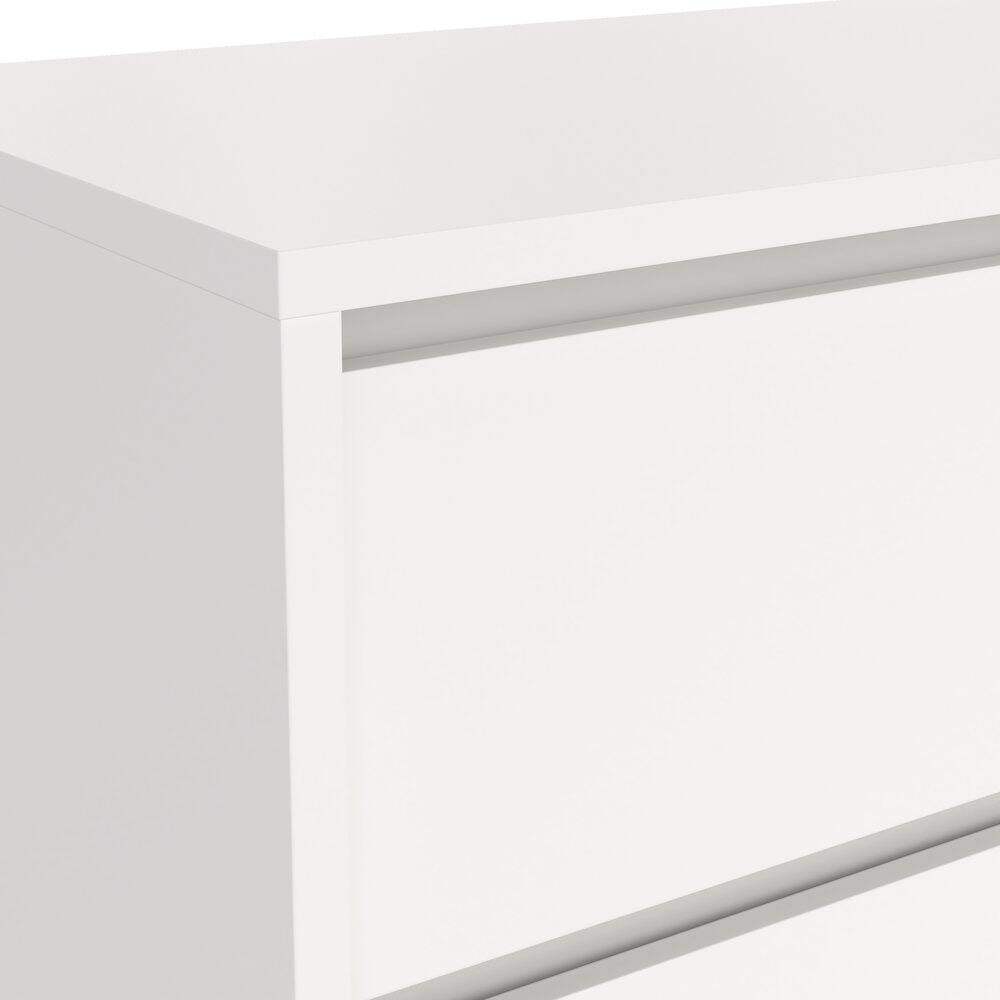 Alt View 5. Tvilum - Next 6 Drawer Double Dresser - White.