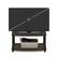 Alt View 4. Furinno - Turn-N-Tube No Tools 2-Tier Elevated TV Stands - Dark Brown/Black.