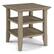 Front. Simpli Home - Acadian SOLID WOOD 19 inch Wide Square Transitional End Table in Distressed Grey - Distressed Gray.