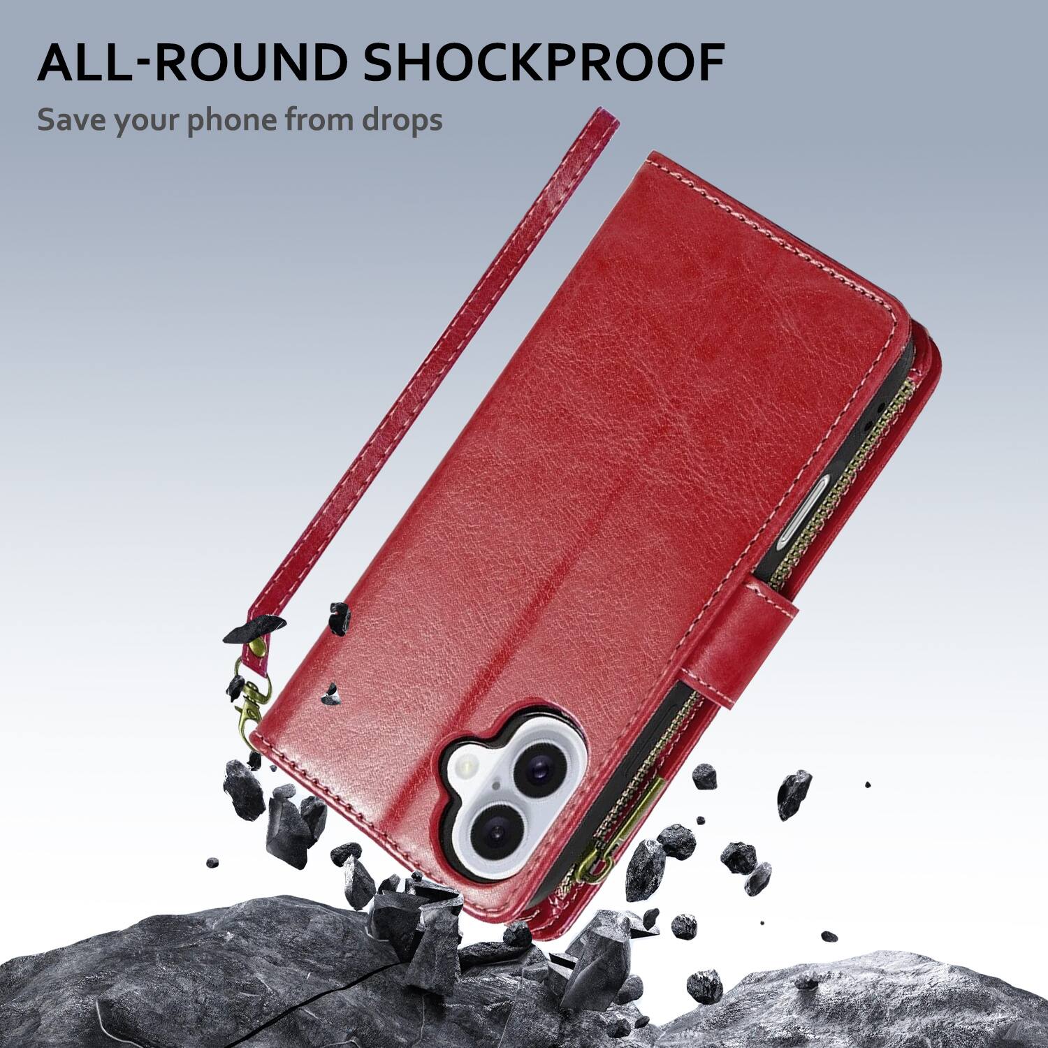 ALL-ROUND SHOCKPROOF  
Save your phone from drops