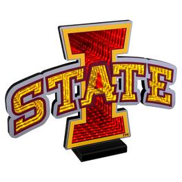 Sporticulture - Iowa State Cyclones LED Infinity Logo Light - Red