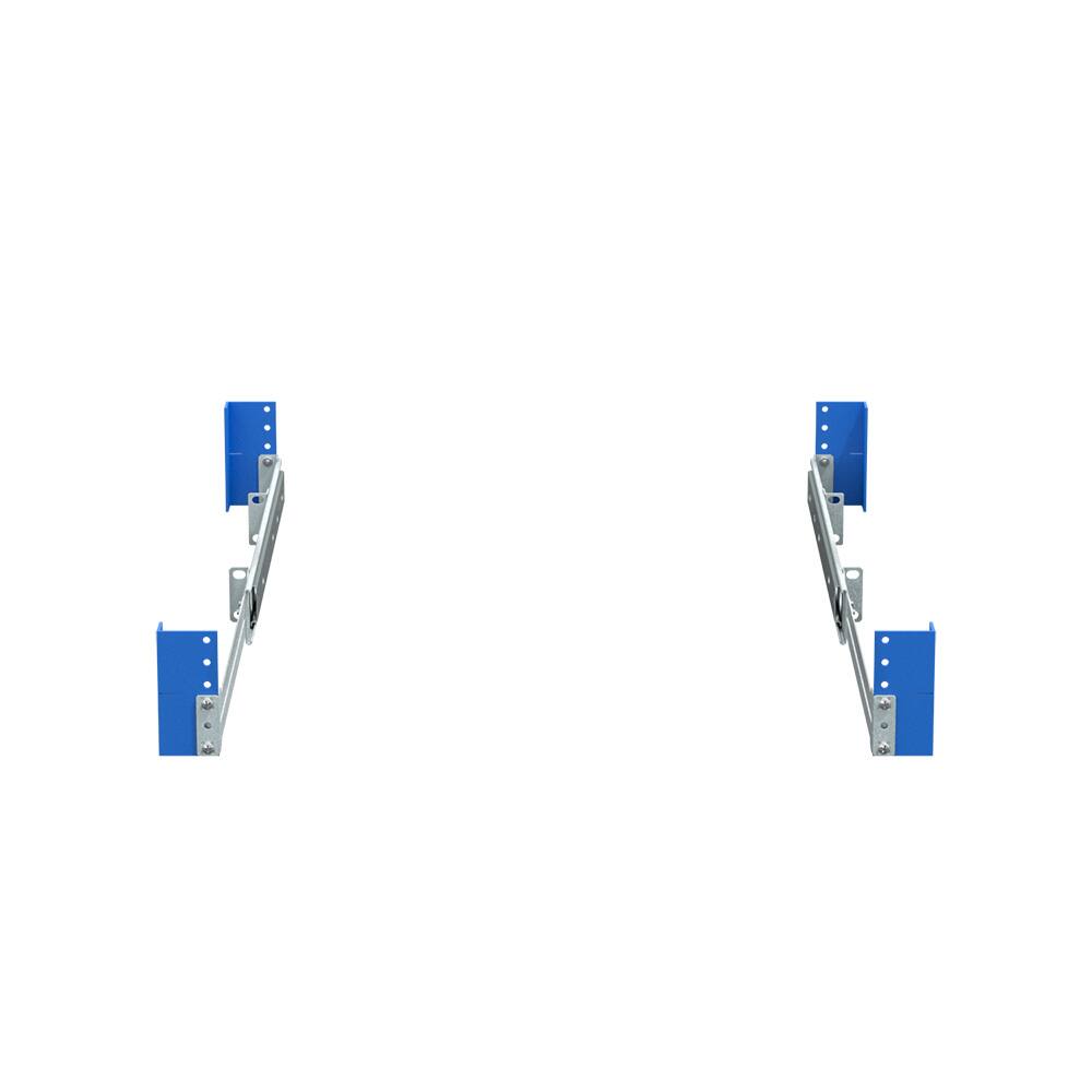 Alt View 4. RackSolutions - RackSolutions 1U Raven 190-A Rail for HPE - Black.