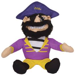 Santa's Workshop - /Yellow ECU Pirates 9'' Musical Mascot - Purple