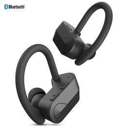 iBasics - Wireless Sport Earbuds – Bluetooth Earbuds with Ear Hooks & HD Stereo Sound - Black