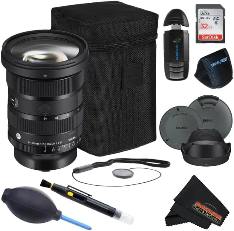 Sigma - 24-70mm f2.8 DG DN II Art Lens for Sony E Bundle price history on PriceWatchPro