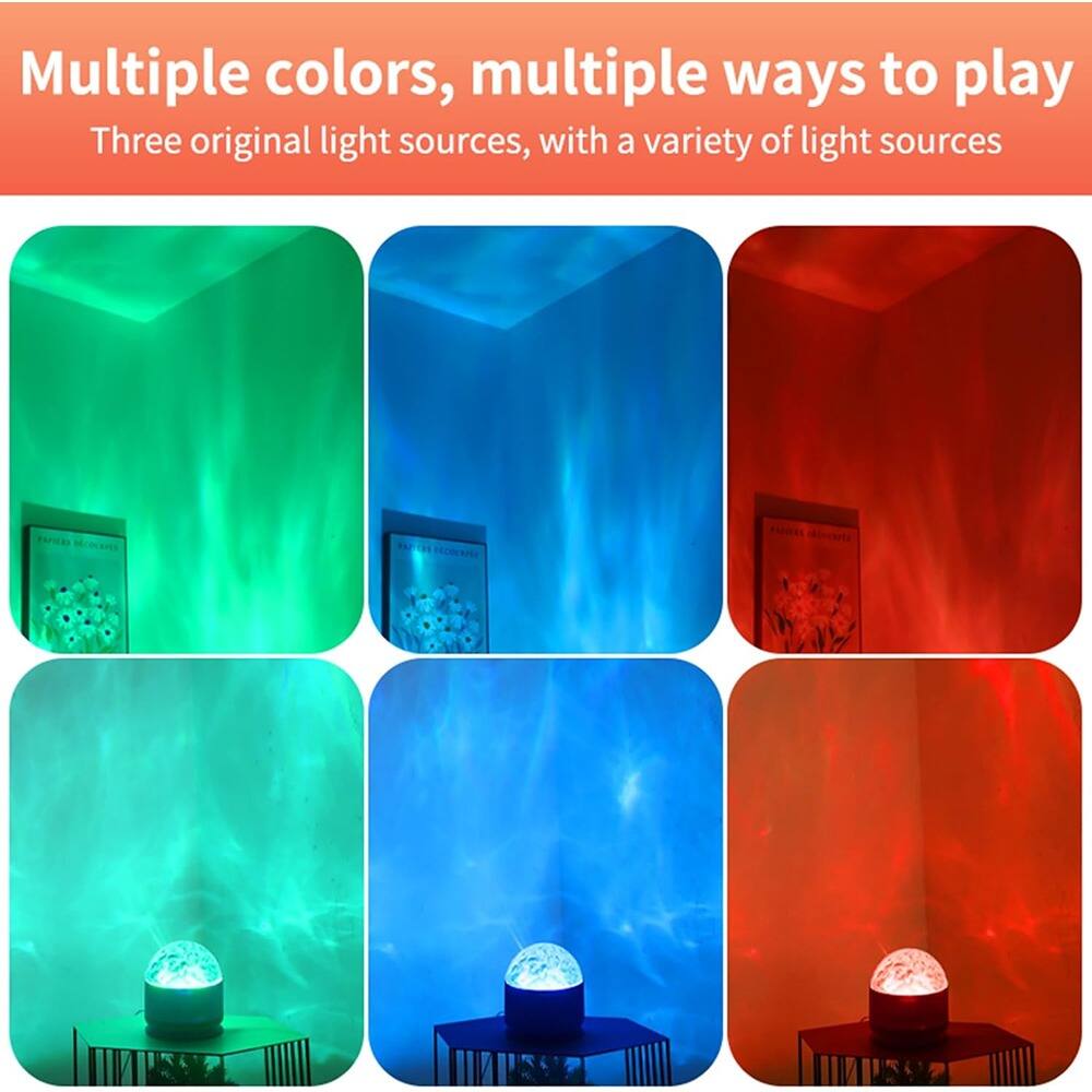 Multiple colors, multiple ways to play  
Three original light sources, with a variety of light sources