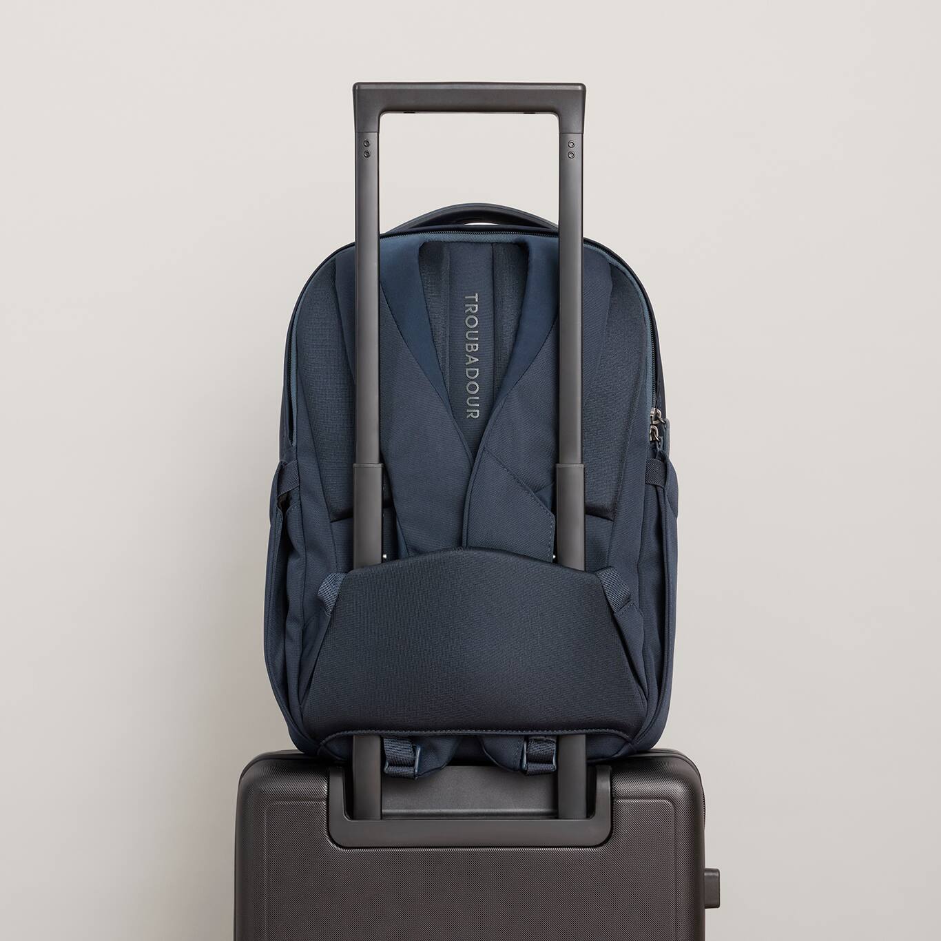 Alt View 4. Troubadour - Apex Compact Laptop Backpack 4.0 - Ink Blue.