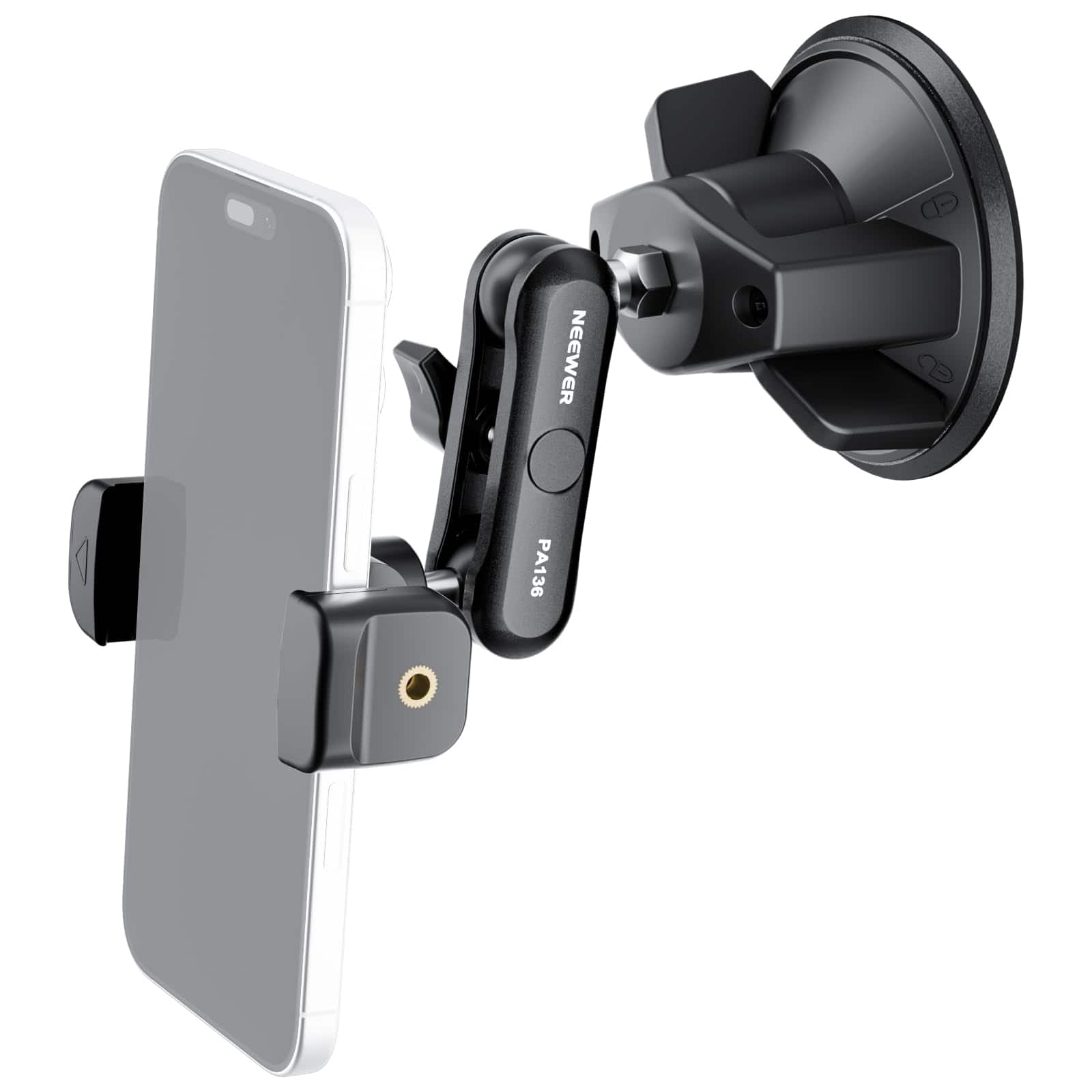Neewer - PA136 360° Metal Suction Mount for Car/UTV